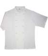 AF002 DD70S Dennys Short Sleeve Chef's Jacket White colour image